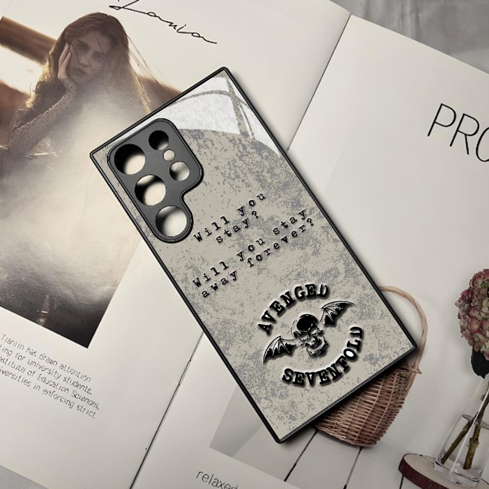 A-Avenged Sevenfold Phone Case For Samsung Galaxy S26 S25 S24 S23 S22 S20 S21 Edge Ultra Plus Fe Colored Silver Cover