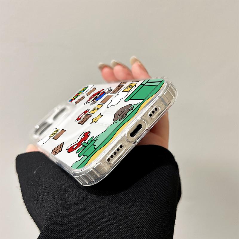 Магнитный чехол Super M-Marios Bros для Samsung Galaxy S25 Edge S24 S23 S22 S21 Ultra Plus FE A56 A55 A54 A36 A35 A26 A16