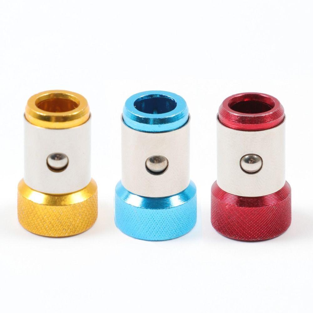 3pcs Anti-Slip Design Magnetic Ring Bit Durable Drill Tool Magnetizer Screw Driving