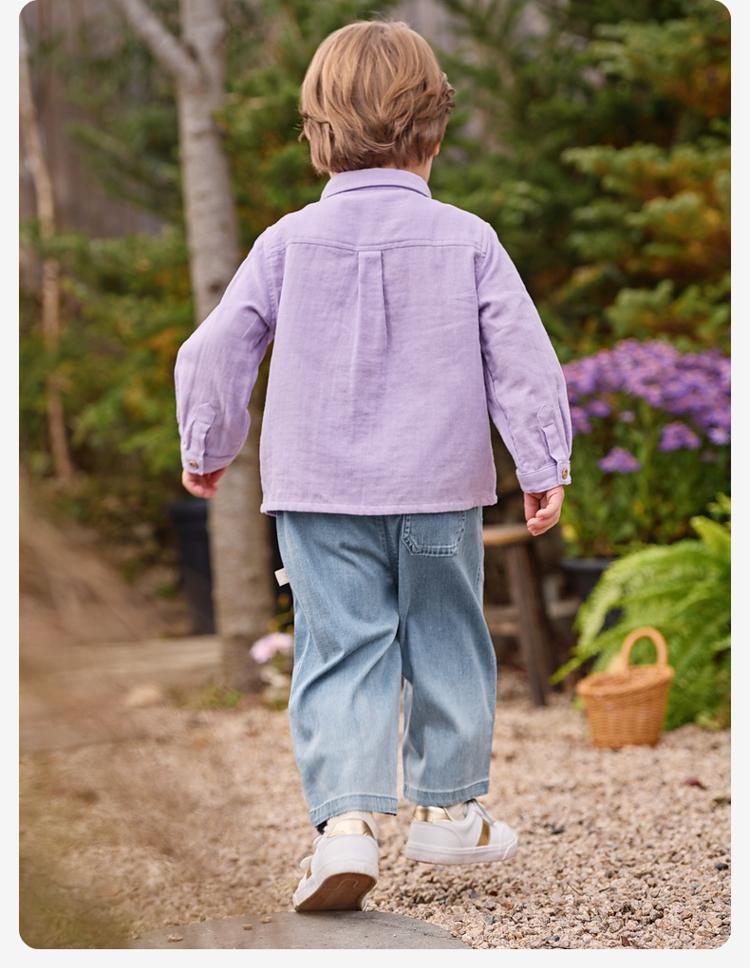 David Bella boys' jeans spring outfit new children's pants straight leg pants baby casual pants
