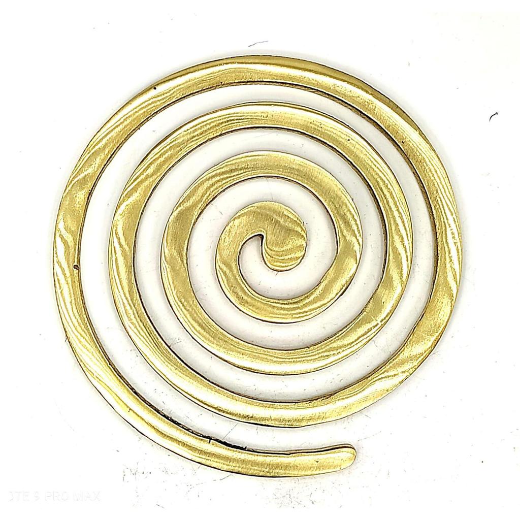 Brass Helix Vastu Remedies for North-West Main Door, Entrance, Kitchen, Bedroom Vaastu Dosh Defects Home, Office, Shop, Factory (1pc)