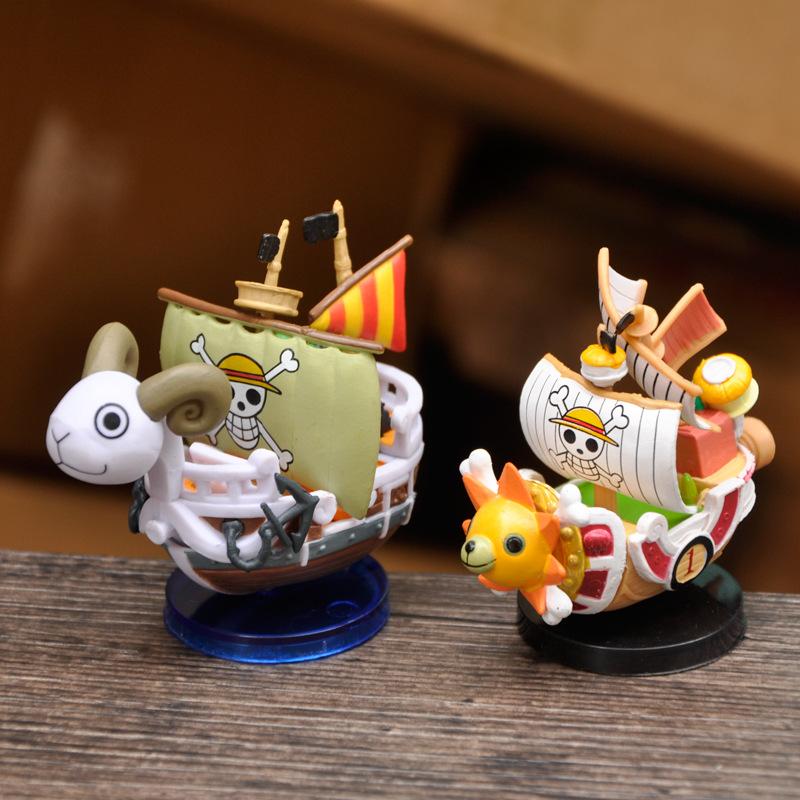 Фигурка One Piece Луффи THOUSAND SUNNY Going Merry Сборная модель лодки Пиратский корабль Декор Игрушки для мальчиков Подарок на день рождения для детей