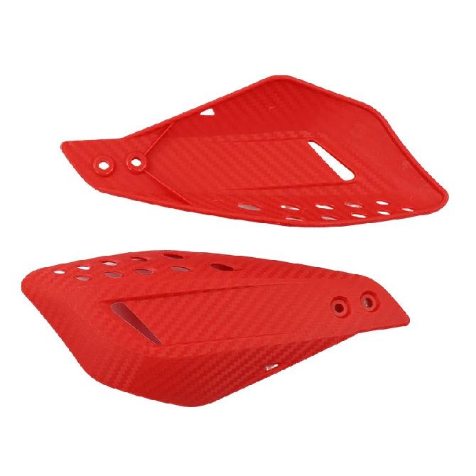LINGQI Carbon Fiber Texture Universal Handlebar Protector Handguard Fit for Dirt Bike Front Brush Guard Bar Handle Protector