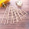 1PC Birds Toy Wooden Ladders Swing Scratcher Perch Climbing Ladder Bird Cage DIY Hanging Decor Hamsters Parrot Toys Pet Supplies