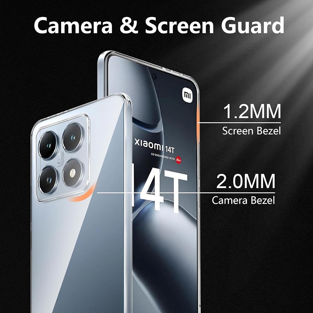 Прозрачный Черный Силиконовый Мягкий Чехол Для Xiaomi Mi 15 14 14T 13 13T 12 12X 12S 11 11X 11i 10 10T Pro Lite Прозрачный Ультратонкий Чехол