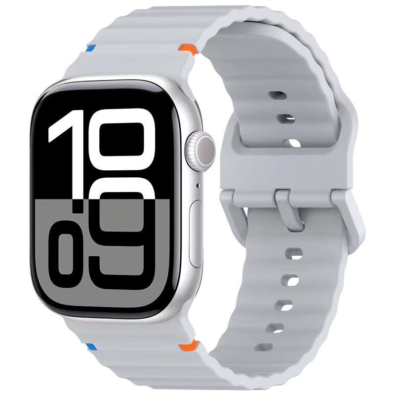 Apple iWatch 11 Ultra Wave Silicone Strap with Color Dots