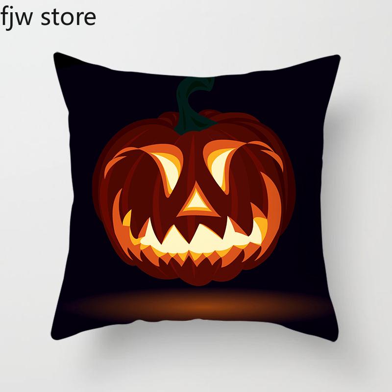 Halloween Decoration Pillowcase Pumpkin Ghost Face  Party  Holiday Gift Sofa Cushion Cover Room Home Decor