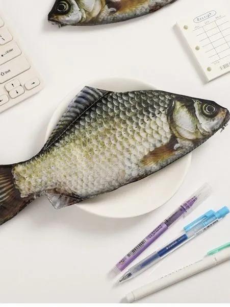 Crucian Carp School Pencil Pouch