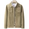 Autumn New Men's High Pattern Jacket Fashion Business Casual Soft Skin-friendly Jacket