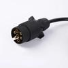Electrical Trailer and Truck Spiral Spring Cables with 7 Pin Plugs for Other Brake Systems