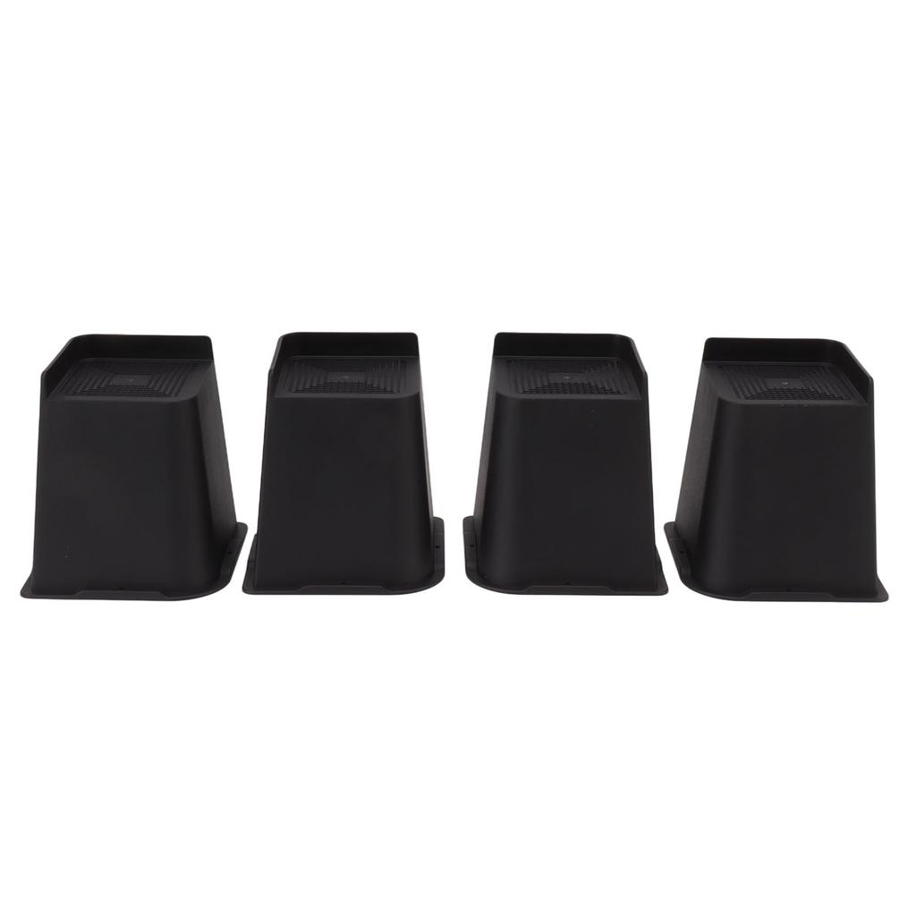 4Pcs Furniture Riser 6in Heavy Duty Slip Proof ABS Bed Rise Lift Block for Chair Sofa