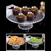 Acrylic Fruit Dessert Cupcake Tray Lightweight Shatter-proof Dessert Plate for Party Decorating Supplies