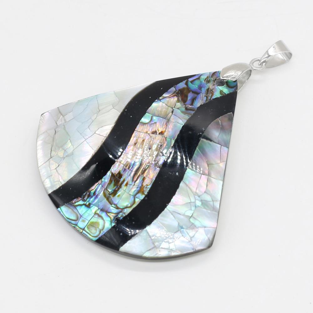 Сувениры ко Дню матери, подвеска-сплайсинг 40x55 мм, натуральная ракушка, секторная подвеска для изготовления ювелирных изделий, ожерелья, браслета, аксессуара своими руками