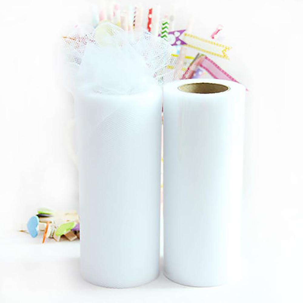 Tulle Roll With 6inch 22M Gauze Reel Tutu For Party Flower Ball Skirt Gift Wrap Wedding Ragdoll Headdress Decoration Supplies