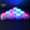 12Pcs Underwater Lights with Intelligent Remote Control Energy-Saving Waterproof Multiple Modes RGB Swimming Pool Mini LED Lights