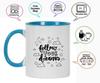 Inkdotpot 11 унций керамическая кофейная кружка Следуй за своими мечтами Вдохновляющие поощрения Мотивирующие цитаты Подарок для сотрудников, начальников, коллег