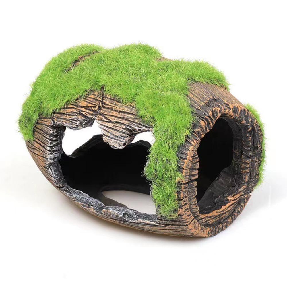 Landscaping Broken Barrel Moss Fish Hiding Cave Garden Pond Ornaments Fish Tank Accessories Tank