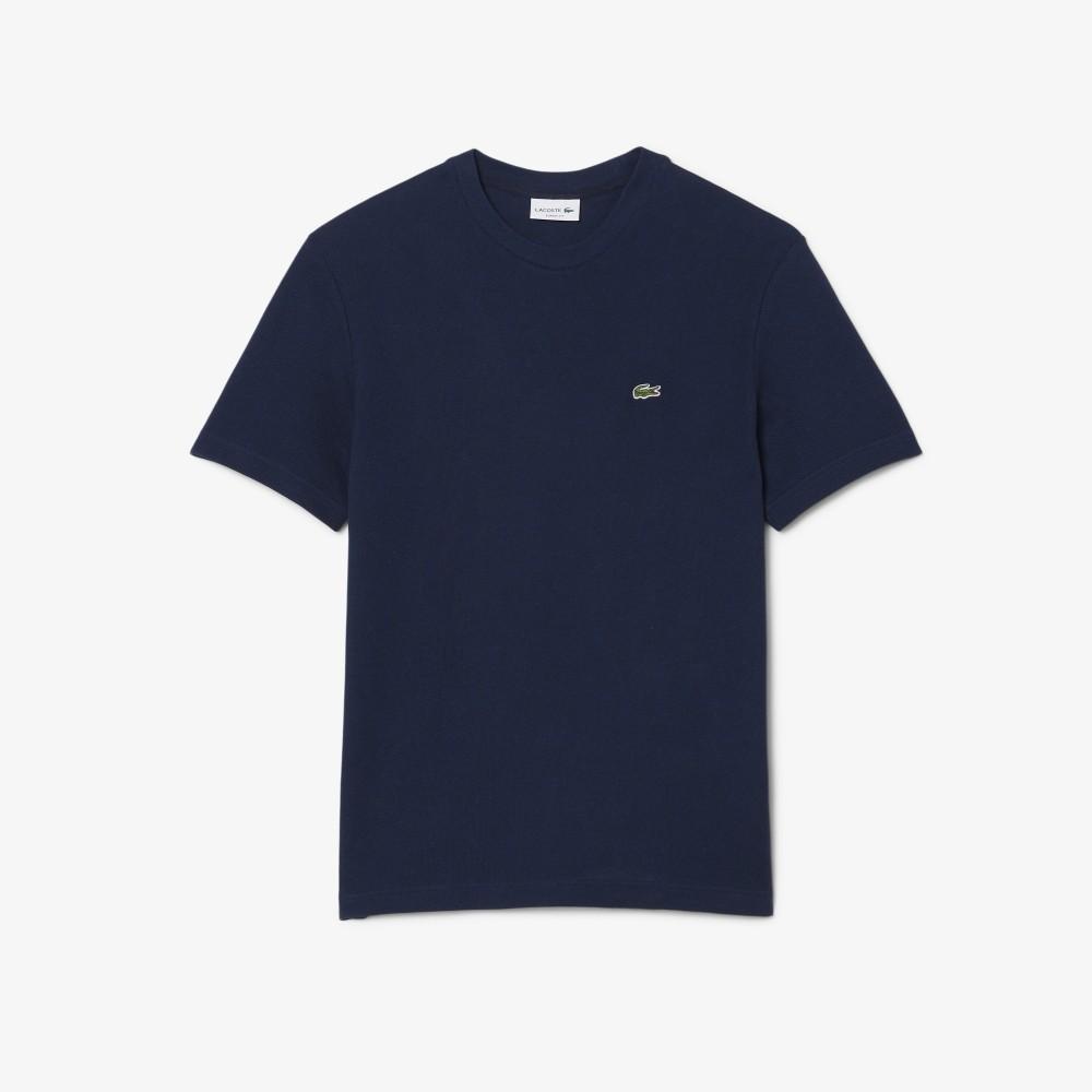 [Lacoste] Men's Linen Blend Short-Sleeve T-Shirt TH0629-56G166