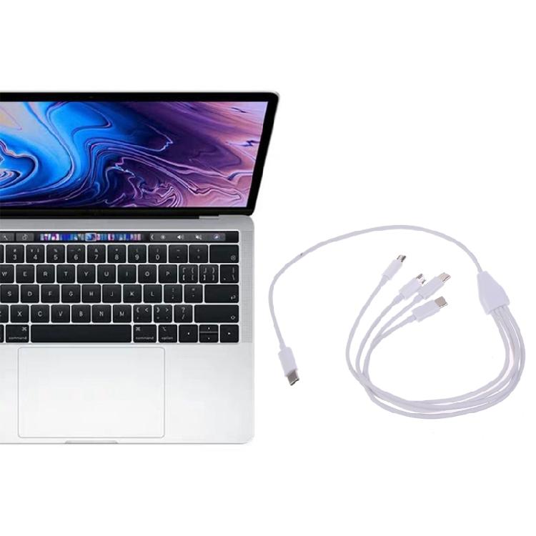 4-в-1 USB C к Multi Зарядному Кабелю USB C к Micro USB + Type C Универсальный