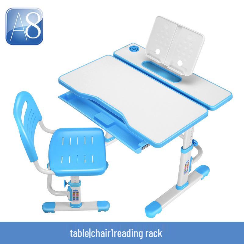 Tongben Shi 80 см Детский регулируемый комплект стол и стул для учебы с защитой осанки и зрения