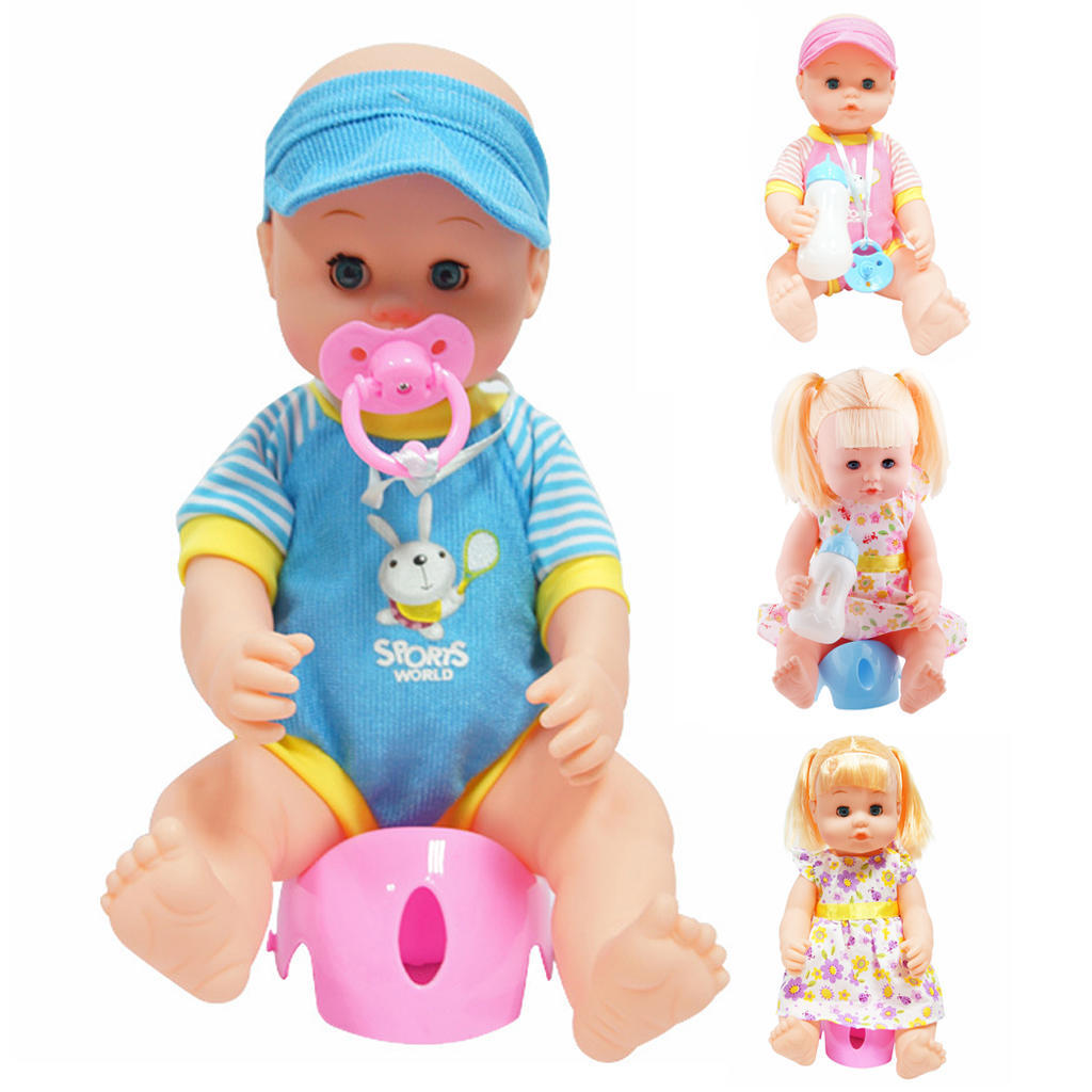 Realistic Silicone Baby Doll Vinyl Lifelike Baby Girl in Pink Floral Dress