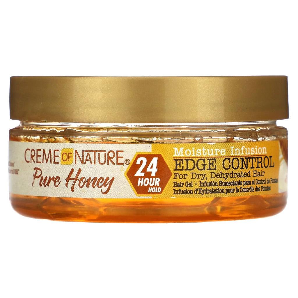 Creme Of Nature Pure Honey, Moisture Infusion, гель для волос Edge Control, 63,7 г (2,25 унции)