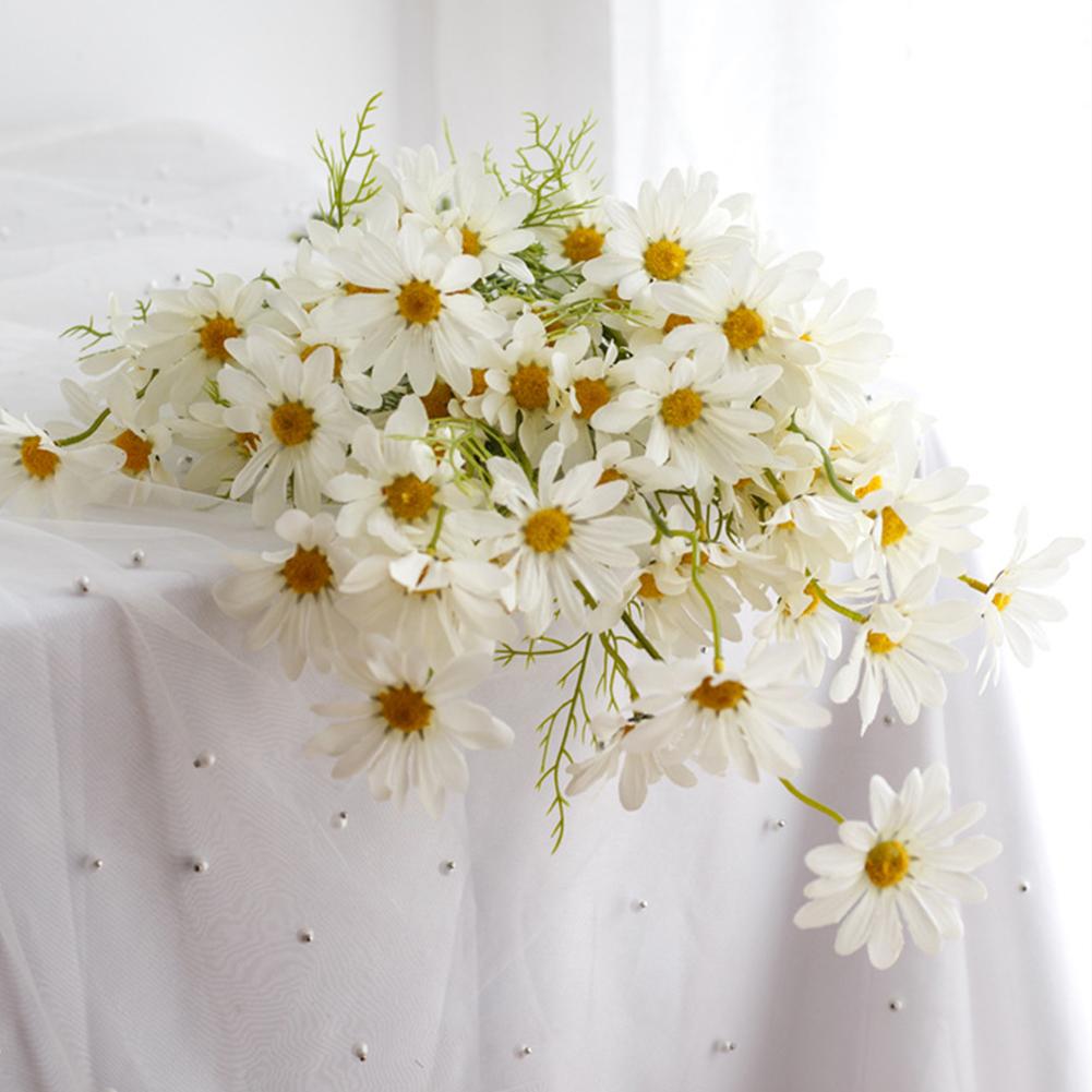 Simulation Small Daisy Chamomile Fresh Fake Dried Chrysanthemum Living Room Decoration
