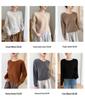 Women's Round Neck Cashmere Sweater: Autumn/Winter Jacquard Knitwear Top