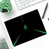 Lingshe Mouse Pad, 240*200*2mm, for Home Office And Gaming, Small Office Computer Desk Pad, Precision Edge-Wrapped Non-Slip, Pack of 10, Laser