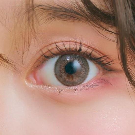 Color lenses Andmee One Day Biscuit 10 pieces 1day UV cut prescription without 14.5mm (Biscuit 0.00)