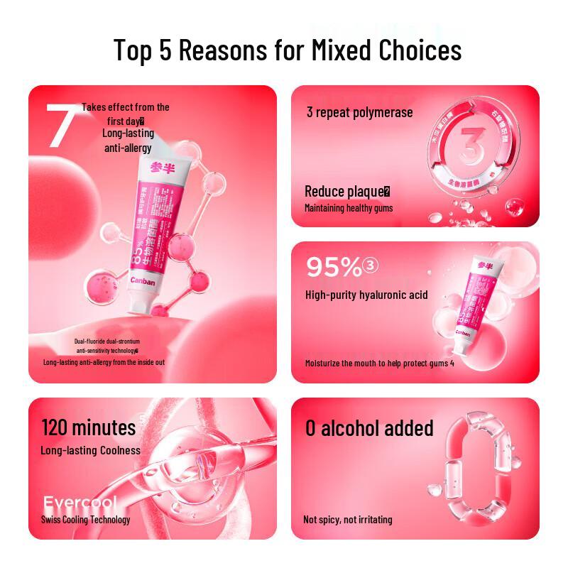 Canban Guaiac Wood Toothpaste & Toothbrush Set