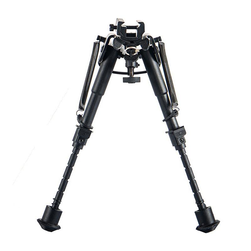 Airsoft Rifle Bipod 6~9 Inch Telescopic Tripod Rack Fits 20Mm Picatinny Rail