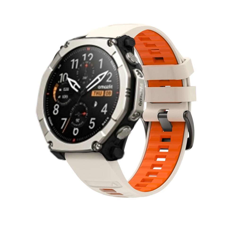 Двухцветный силиконовый ремешок для часов Amazfit T-Rex Ultra 2 51MM, легкий, с свободной регулировкой, ремешок для активного отдыха, 26 мм, Quick Fit
