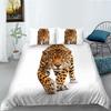 Leopard Series Digital Printing Quilt Cover Pillowcase Two Or Three-Piece Set Polyester