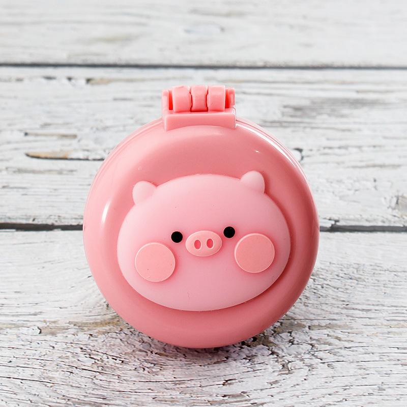 Симпатичные мини-складные гребни для волос с зеркалом, портативные для путешествий, массажная расческа для женщин и девочек, щетки для волос, аксессуары для укладки