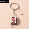 Cute Resin Simulation Food Keychain Cookies Chocolate Key Ring for Car Key Holder Handbag Pendant DIY Jewelry Gifts