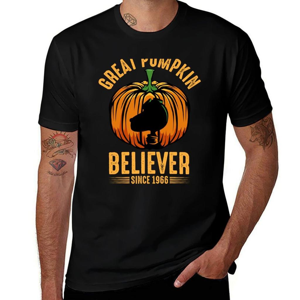 Great Pumpkin Believer Funny Scary Halloween Quotes Sweatshirt Tshirt Utility Work Short Sleeve Top
