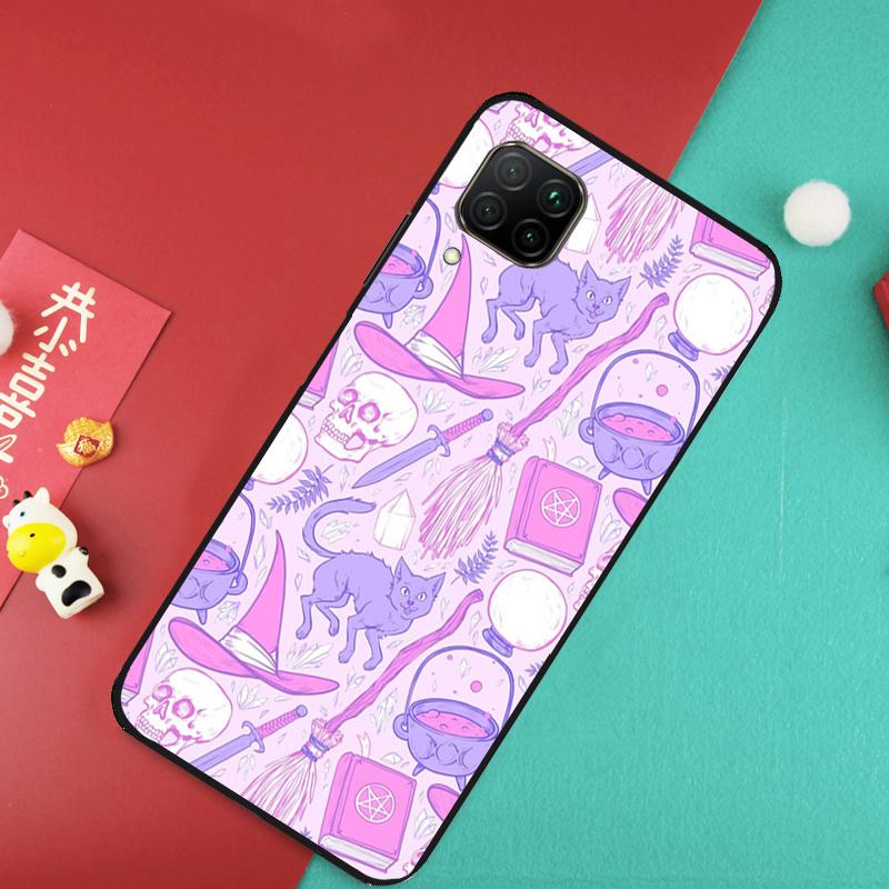 Pastel Goth Witchy For Huawei Nova 7i 8i 11i 12i Y73 Y72 Y61 Y91 Y90 Y70 Y60 9 10 SE 11 Pro P30 P40 Lite Case