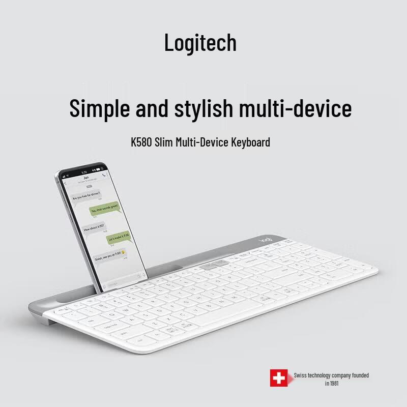 Logitech K580 Тонкая беспроводная клавиатура для нескольких устройств