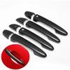 For Mazda CX-3 CX3 CX5 2015 2016 2017 2018     ABS Chrome Glossy Black Door Handle Cover Trims Car Accessories