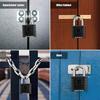 Waterproof Password Code Locks Zinc Zinc Alloy Drawer Cabinet Lock Combination Padlock  Gate Hasp Storage