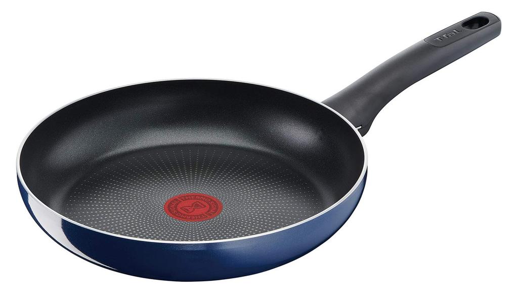 Сковорода Tefal 26 см, совместимая с газовой плитой, синяя, интенсивная, с антипригарным покрытием, D52105 "Royal Pan"