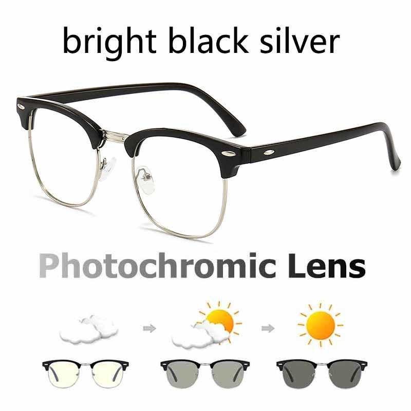 Фотохромные солнцезащитные очки Classic Rice Nail Half Frame Sun Glasses Outdoor Glasses non polarized