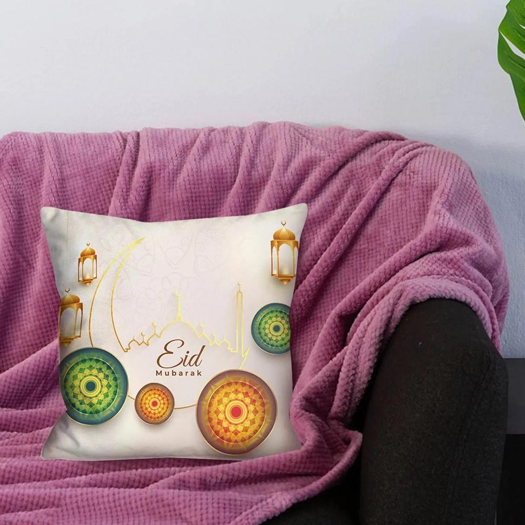 Украшение Рамадана Ид, декоративные наволочки, чехлы для диванных подушек, наволочки для кровати, наволочки из полиэстера, мусульманский домашний декор