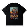 Мужская футболка EVA Evangelion Японское аниме Унисекс Хлопок Графический принт Короткий рукав Уличный стиль Летняя Повседневная Фитнес