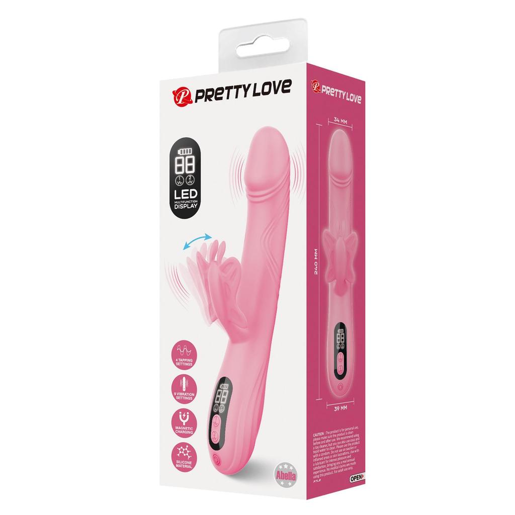 Pilot Butterfly Vibration Wand: Women's Clitoral Stimulator & Realistic Dildo Massager (BW-50011)