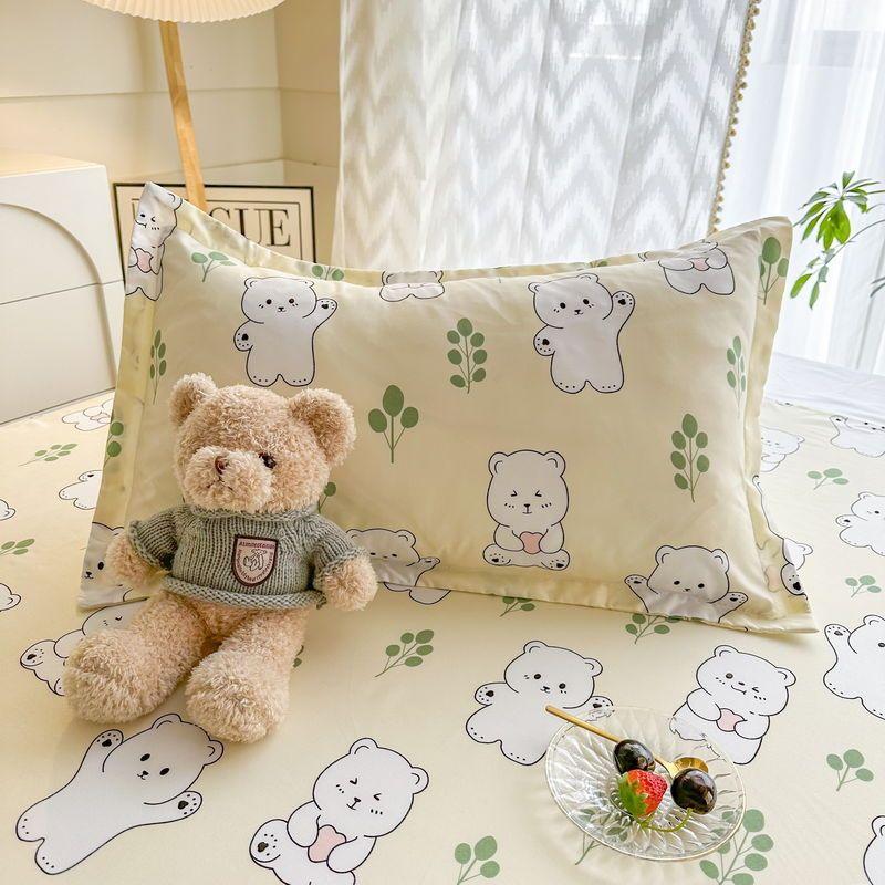 Дышащая наволочка с принтом 48x74 см, съемная наволочка Ins Pastoral Home Textile Bathroom House Soft Pillows Cover 2 шт.