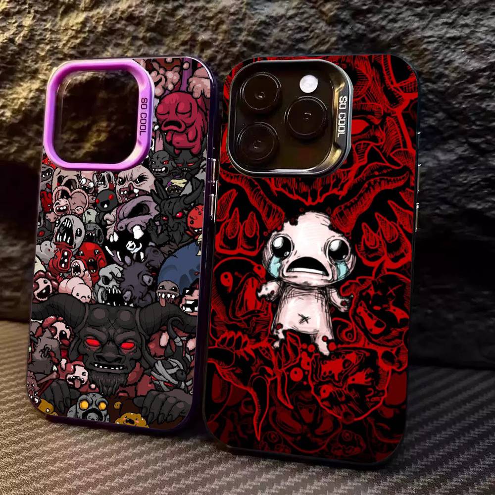 Чехол для телефона The Binding Of Isaac для iPhone 17 Air 16 15 14 13 12 11 Pro Max Цветная жесткая крышка