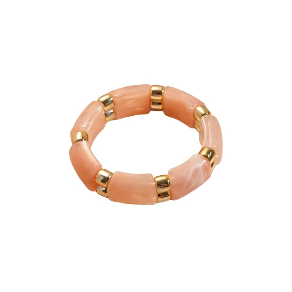 Bohemian Acrylic Bangle Geometric Retro Hand Ring Temperament Exaggerated Bracelet Summer