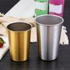 Drinking Cup Anti-scald Drink Water Easy Cleaning Fashion Stainless Steel Mug Tea Wine Restaurant Utensils